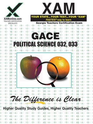 cover image of GACE Political Science 032, 033